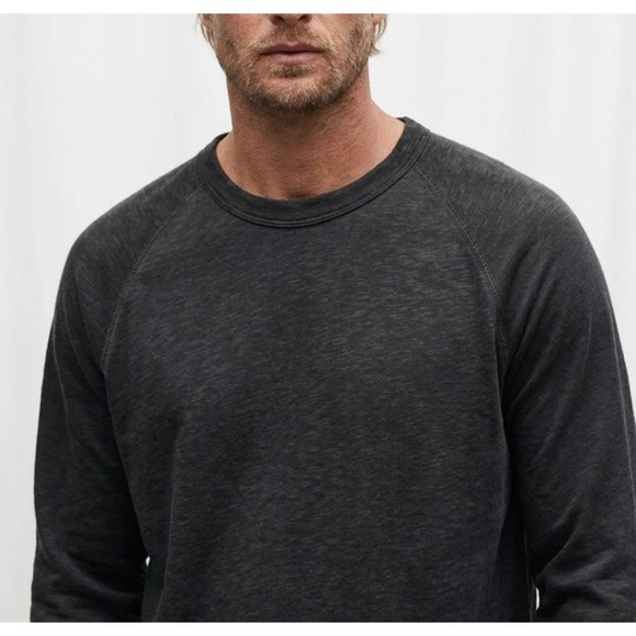 James Perse Other - James Perse Sweatshirt Vintage French Terry Mens 5 2XL Crewneck Carbon NWT